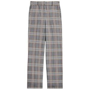 J Crew NWT High-rise Peyton Pant in Gray and Neutral Tone Plaid Front Zip Pants